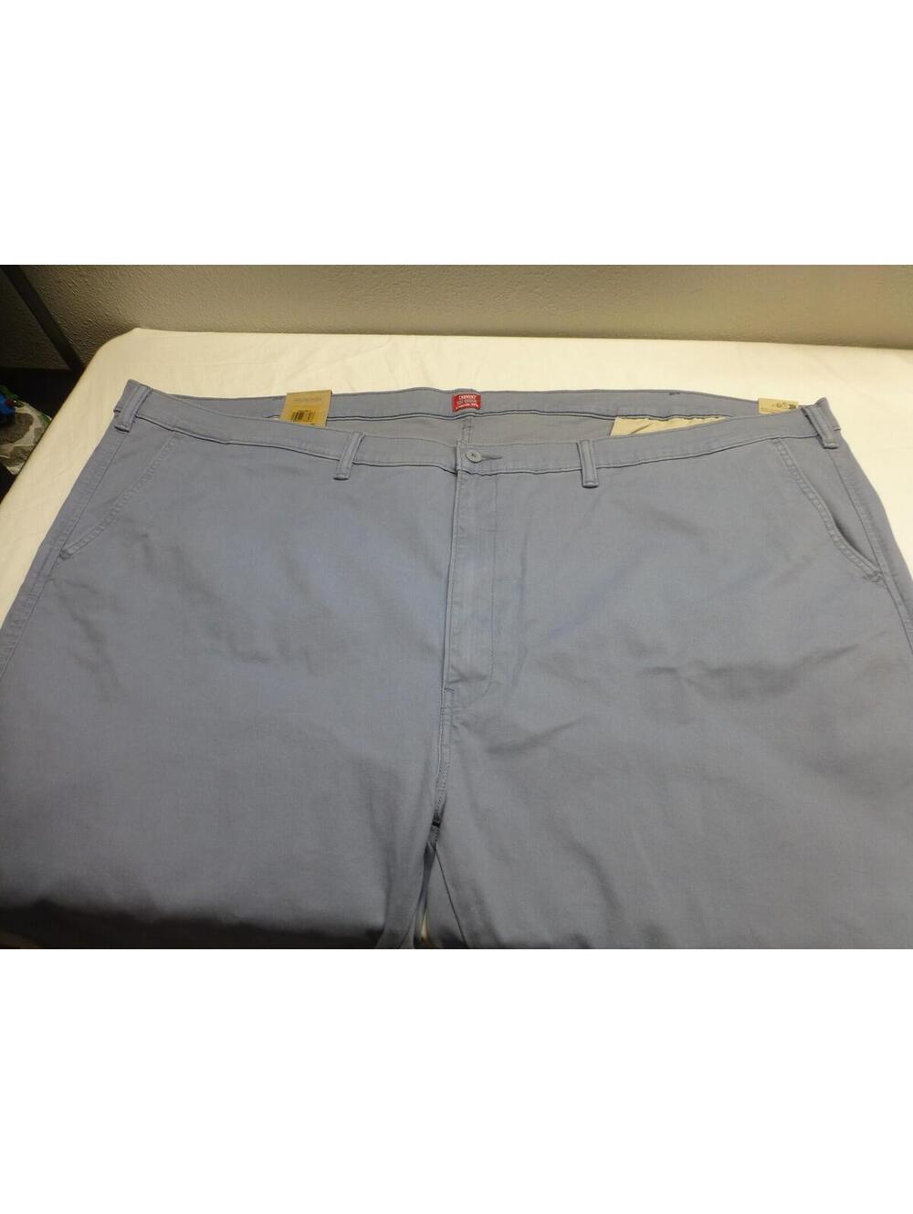 New Levi's Men's XX Chino Standard Taper Pants Big & Tall Blue 58 x 32 StretchG5